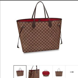 Louis Vuitton Neverfull GM Ebene Canvas